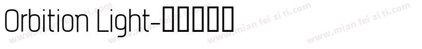 Orbition Light字体转换